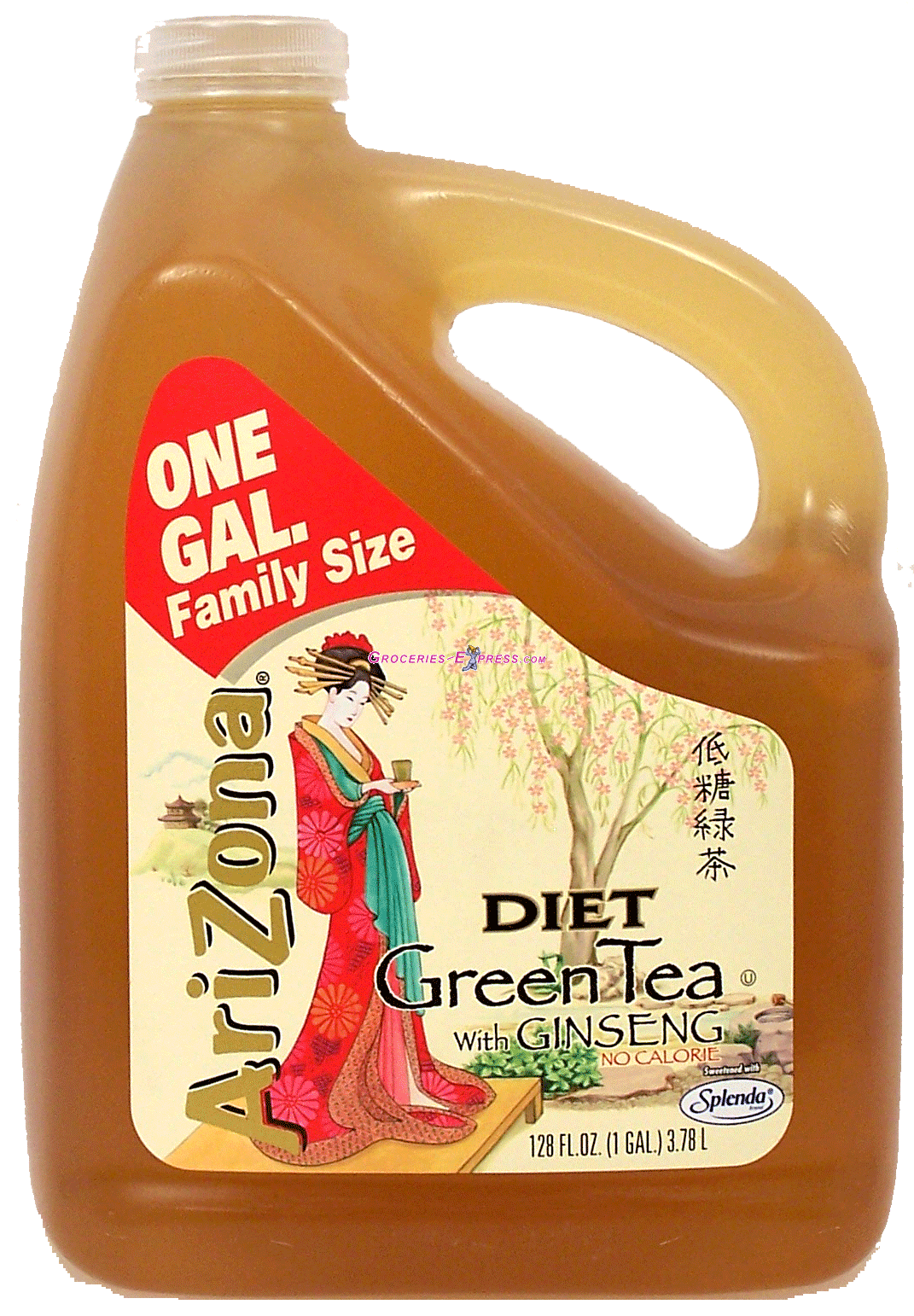 Arizona  diet green tea with Ginseng Full-Size Picture